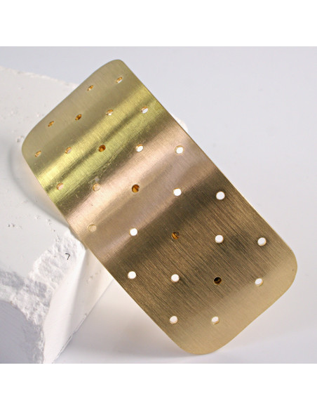 Klamra francuska klasyczna ZŁOTA Z DZIURKAMI Lolita Akcesoria