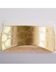 Klamra francuska klasyczna złota ze wzorem Lolita Akcesoria