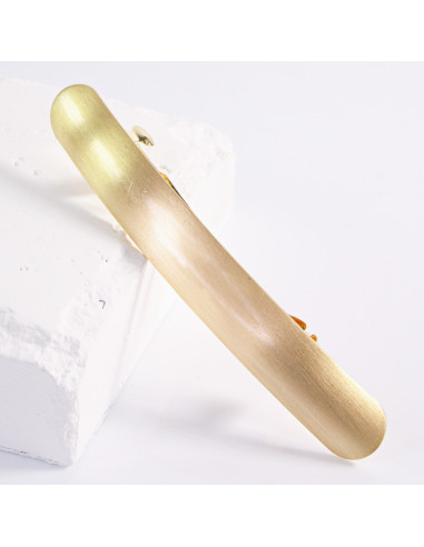 Klamra francuska klasyczna złota cienka Lolita...