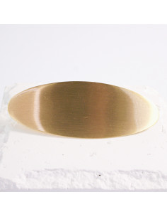 Klamra francuska klasyczna złota owalna Lolita Akcesoria