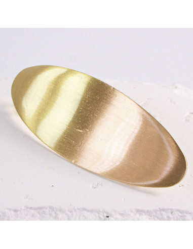 Klamra francuska klasyczna złota owalna Lolita...