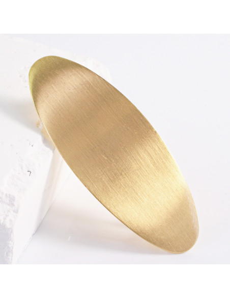 Klamra francuska klasyczna złota owalna Lolita Akcesoria