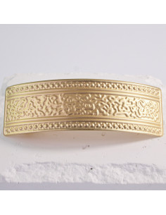 Klamra francuska klasyczna złoty wzór Lolita Akcesoria