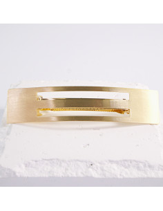 Klamra francuska złota dwa wycięcia Lolita Akcesoria