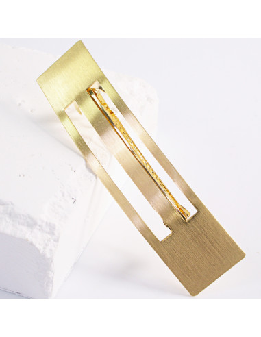 Klamra francuska złota dwa wycięcia Lolita...