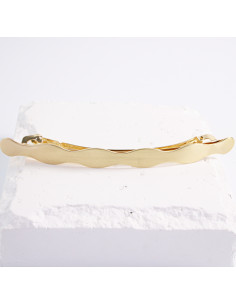 Klamra francuska złota falista Lolita Akcesoria