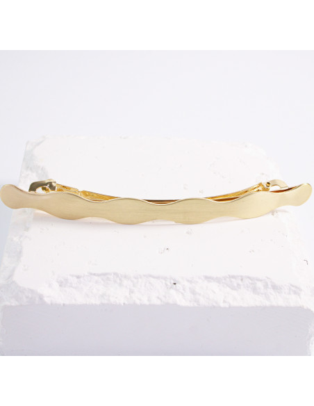 Klamra francuska złota falista Lolita Akcesoria