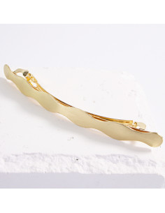 Klamra francuska złota falista Lolita Akcesoria 2