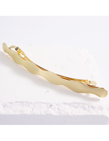 Klamra francuska złota falista Lolita Akcesoria