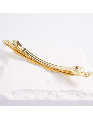 Klamra francuska złota falista Lolita Akcesoria