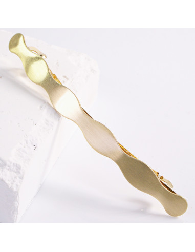 Klamra francuska złota falista Lolita Akcesoria