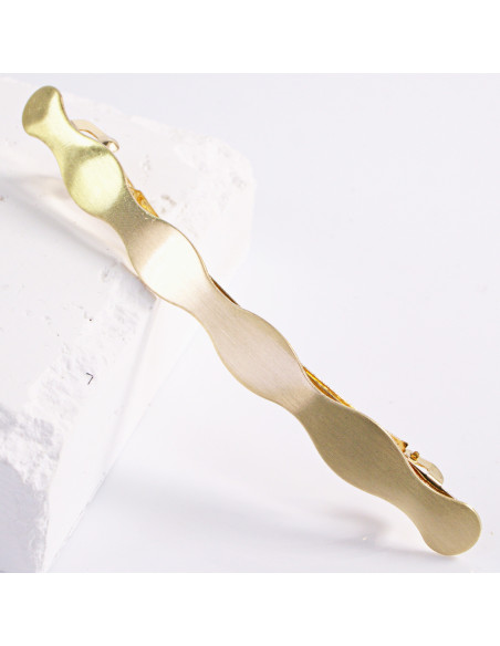 Klamra francuska złota falista Lolita Akcesoria