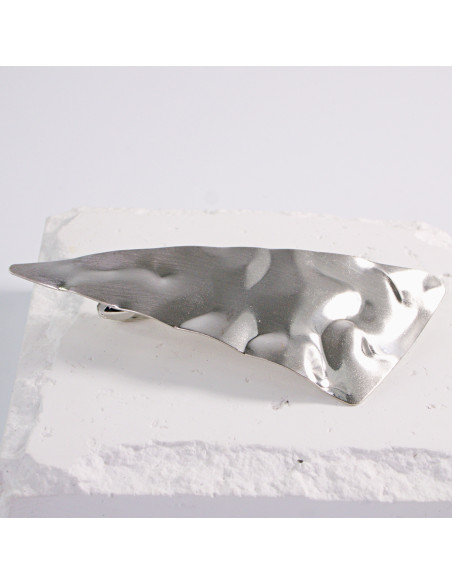 Klamra francuska srebrna trójkątna  Lolita Akcesoria