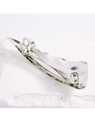 Klamra francuska srebrna trójkątna  Lolita...