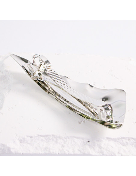 Klamra francuska srebrna trójkątna  Lolita Akcesoria