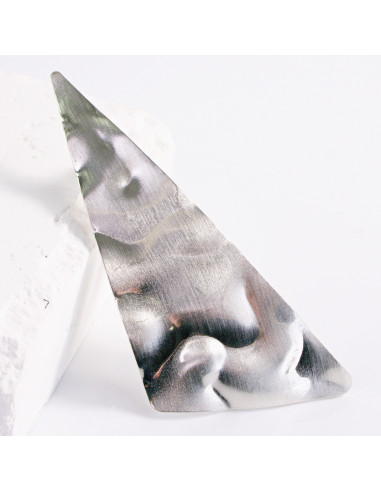 Klamra francuska srebrna trójkątna  Lolita...