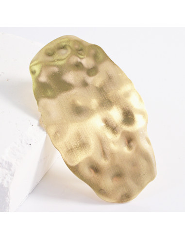 Klamra francuska cieknące złoto owalna  Lolita...