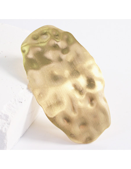 Klamra francuska cieknące złoto owalna  Lolita Akcesoria