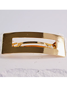 Klamra francuska klasyczna złota z otworem  Lolita Akcesoria