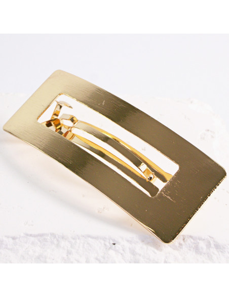 Klamra francuska klasyczna złota z otworem  Lolita Akcesoria