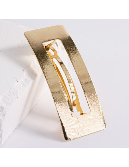 Klamra francuska klasyczna złota z otworem  Lolita Akcesoria