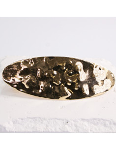 Klamra francuska klasyczna płynne złoto owalna Lolita...