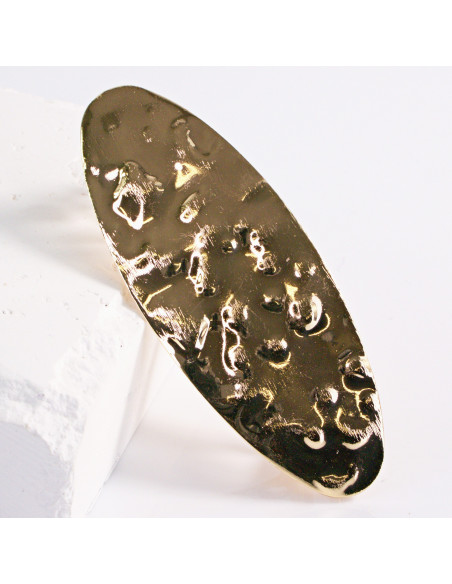 Klamra francuska klasyczna płynne złoto owalna Lolita Akcesoria