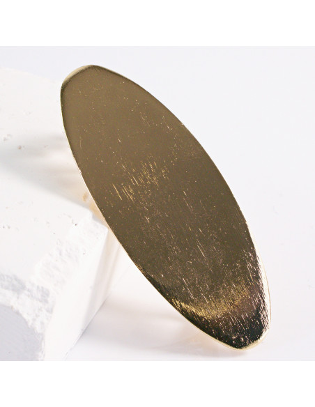 Klamra francuska klasyczna złota owalna Lolita Akcesoria