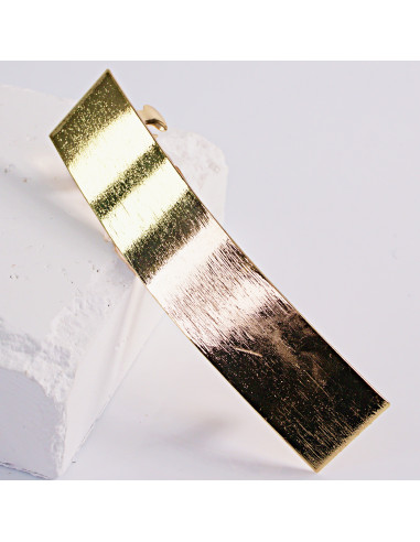 Klamra francuska klasyczna złota prostokątna...