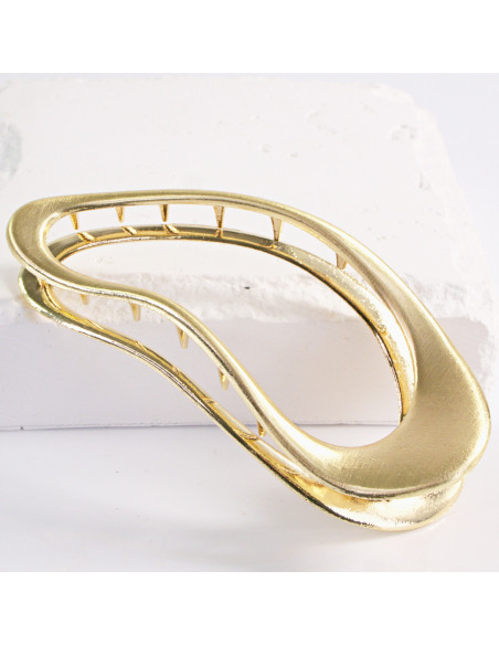 Klamra szczękowa owalna złota Lolita Akcesoria