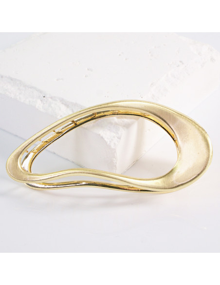 Klamra szczękowa owalna złota Lolita Akcesoria