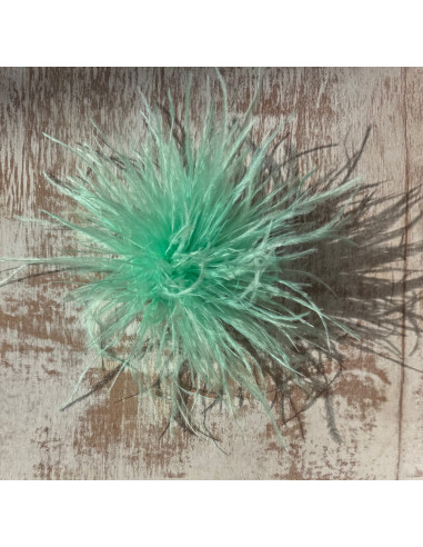 KWIAT Z PIÓR BROSZKA PRZYPINKA PIÓRA PUSZEK...