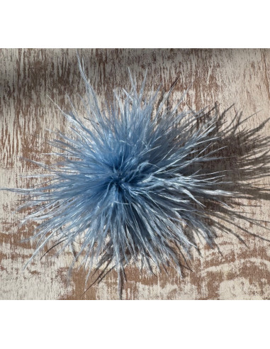 KWIAT Z PIÓR BROSZKA PRZYPINKA PIÓRA PUSZEK...