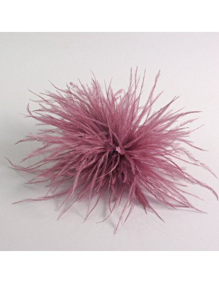 KWIAT Z PIÓR  BROSZKA PRZYPINKA PIÓRA PUSZEK LOLITA AKCESORIA 14 CM