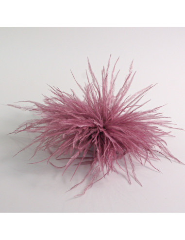 KWIAT Z PIÓR  BROSZKA PRZYPINKA PIÓRA PUSZEK...