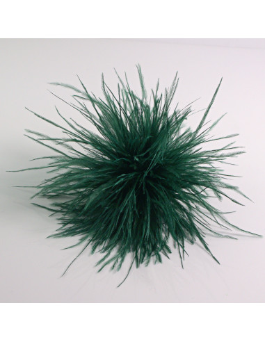 KWIAT Z PIÓR  BROSZKA PRZYPINKA PIÓRA PUSZEK...