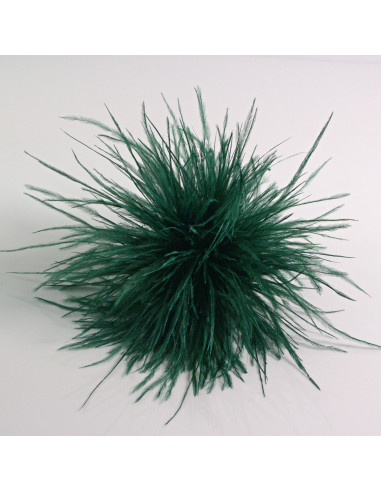 KWIAT Z PIÓR  BROSZKA PRZYPINKA PIÓRA PUSZEK...