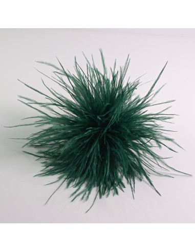 KWIAT Z PIÓR  BROSZKA PRZYPINKA PIÓRA PUSZEK...