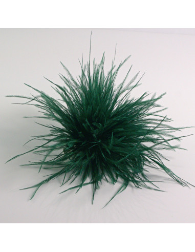 KWIAT Z PIÓR  BROSZKA PRZYPINKA PIÓRA PUSZEK...