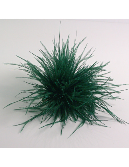 KWIAT Z PIÓR  BROSZKA PRZYPINKA PIÓRA PUSZEK LOLITA AKCESORIA 14 CM