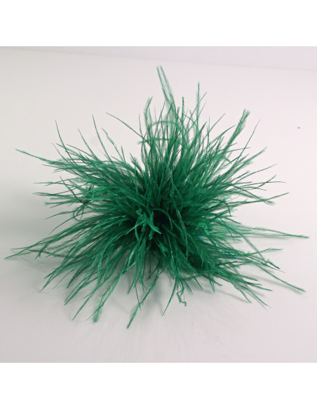 KWIAT Z PIÓR  BROSZKA PRZYPINKA PIÓRA PUSZEK LOLITA AKCESORIA 14 CM