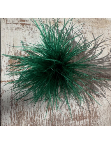 KWIAT Z PIÓR  BROSZKA PRZYPINKA PIÓRA PUSZEK...