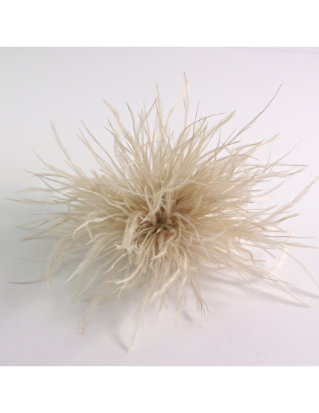 KWIAT Z PIÓR  BROSZKA PRZYPINKA PIÓRA PUSZEK LOLITA AKCESORIA 14 CM