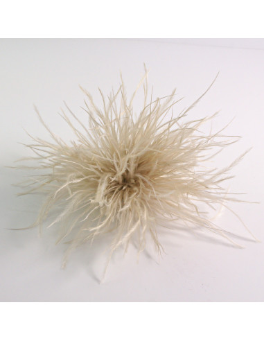 KWIAT Z PIÓR  BROSZKA PRZYPINKA PIÓRA PUSZEK...