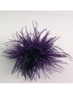 KWIAT Z PIÓR  BROSZKA PRZYPINKA PIÓRA PUSZEK LOLITA...