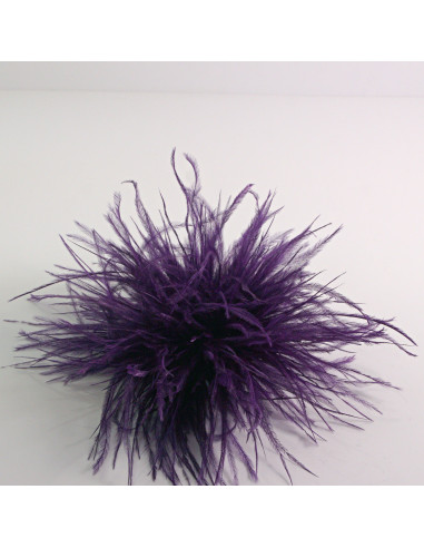 KWIAT Z PIÓR  BROSZKA PRZYPINKA PIÓRA PUSZEK...