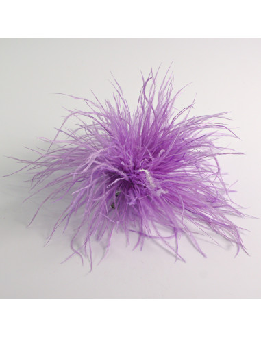 KWIAT Z PIÓR  BROSZKA PRZYPINKA PIÓRA PUSZEK...