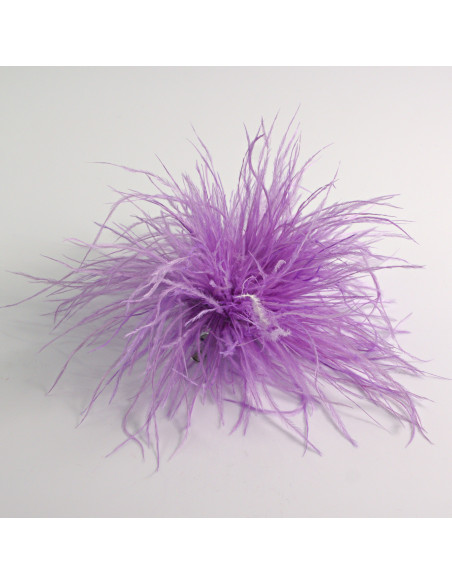 KWIAT Z PIÓR  BROSZKA PRZYPINKA PIÓRA PUSZEK LOLITA AKCESORIA 14 CM