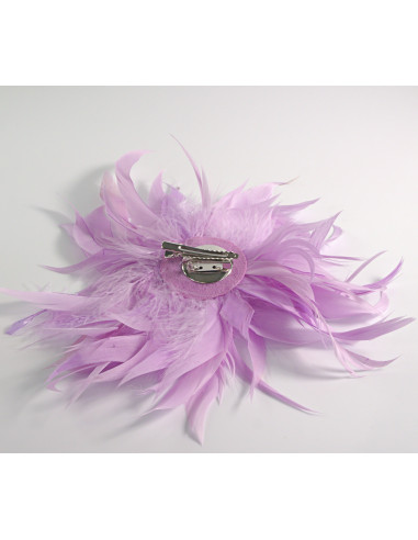 KWIAT Z PIÓR  BROSZKA PRZYPINKA PIÓRA  LOLITA...
