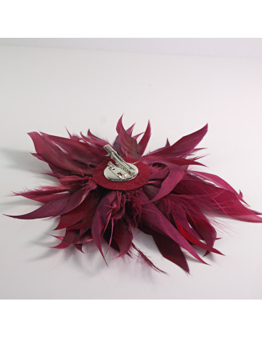 KWIAT Z PIÓR  BROSZKA PRZYPINKA PIÓRA  LOLITA...